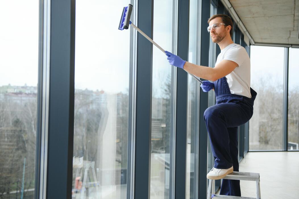 Professional window and glass cleaning